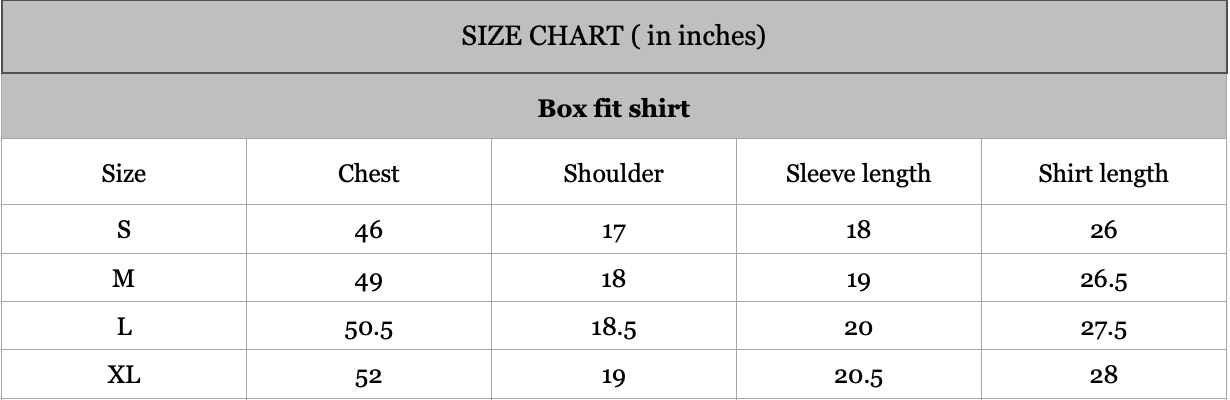Red Sandalwood Box Fit Shirt