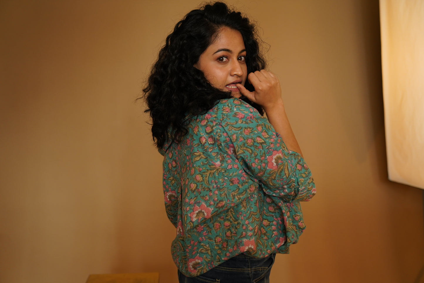 Green Carnation Box Fit Shirt