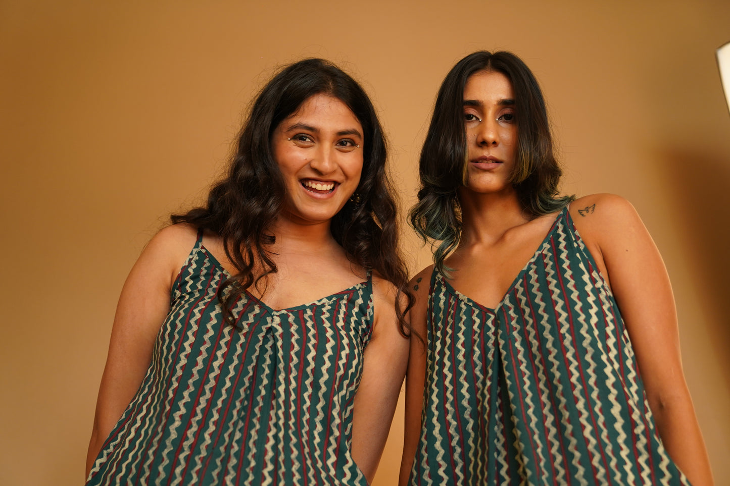 Teal Blue River Sleeveless Dress