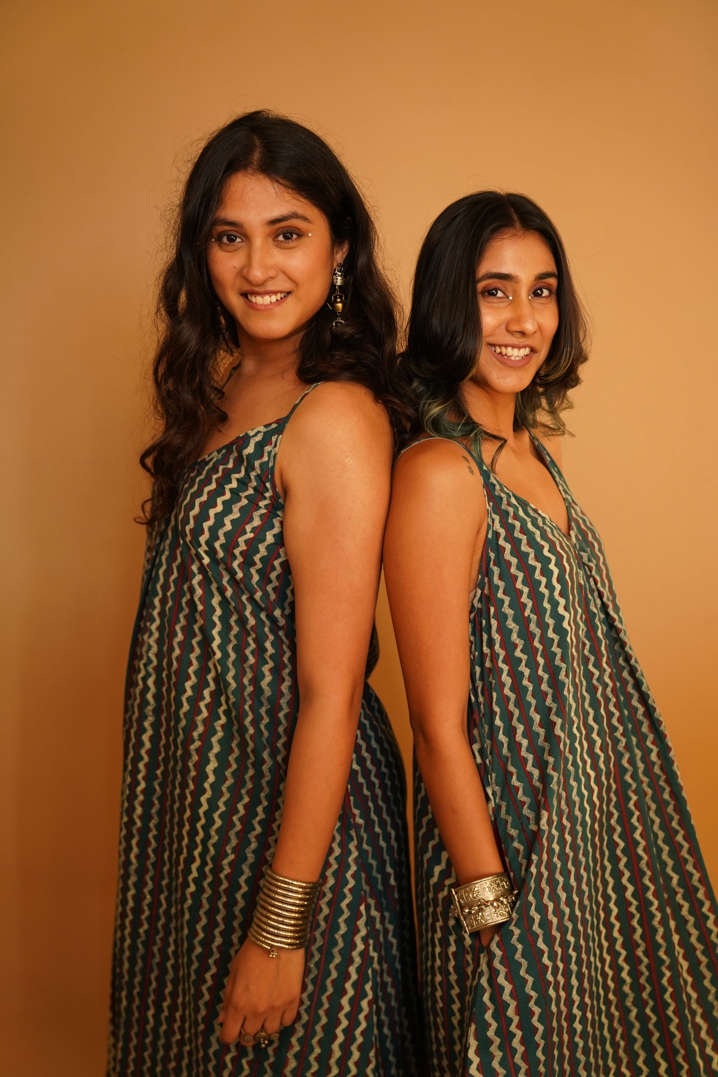 Teal Blue River Sleeveless Dress