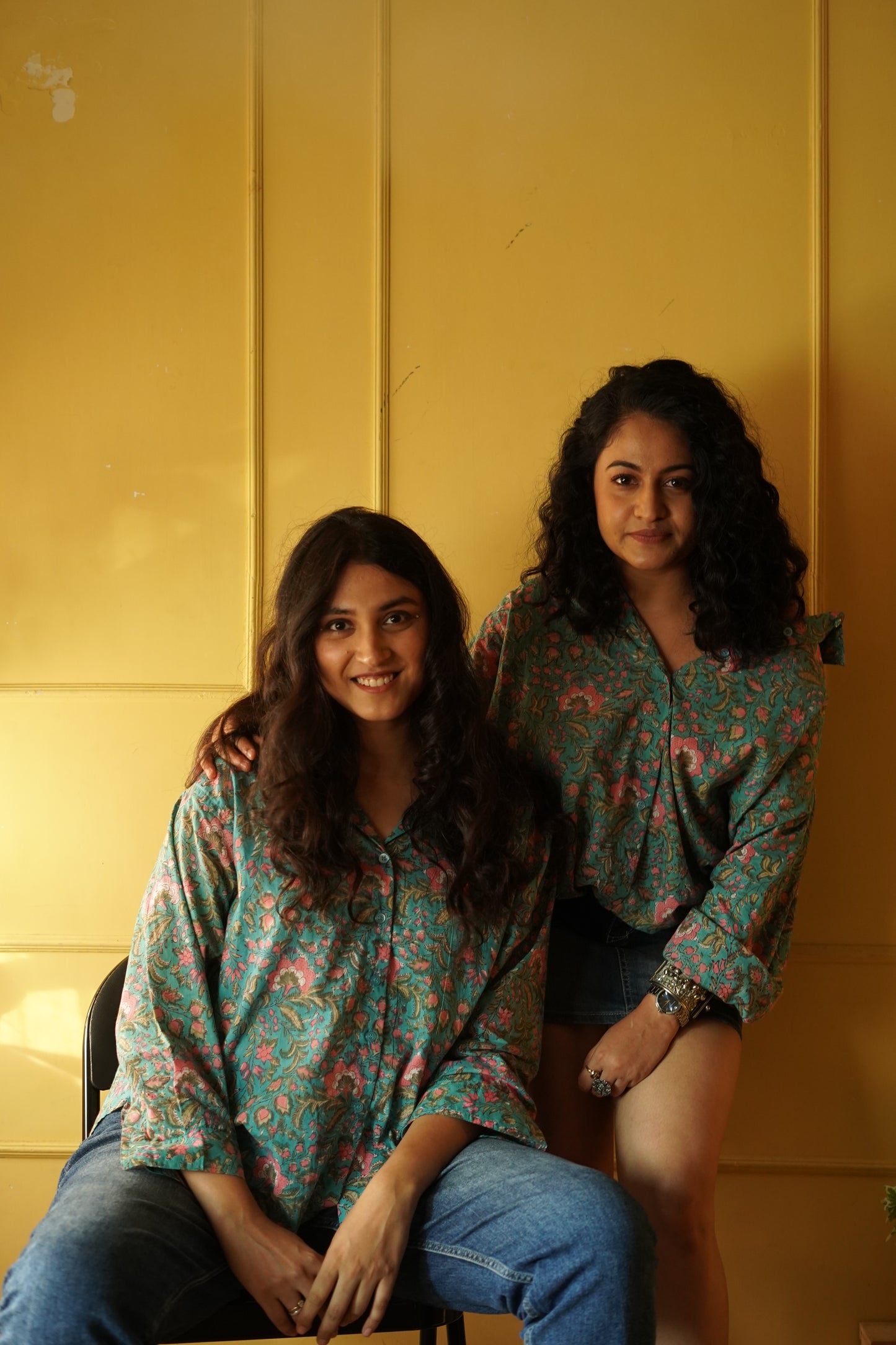 Green Carnation Box Fit Shirt